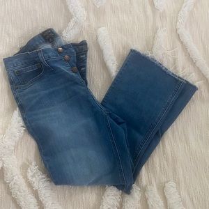 J. CREW HIGH RISE CROP FLARE SZ 27